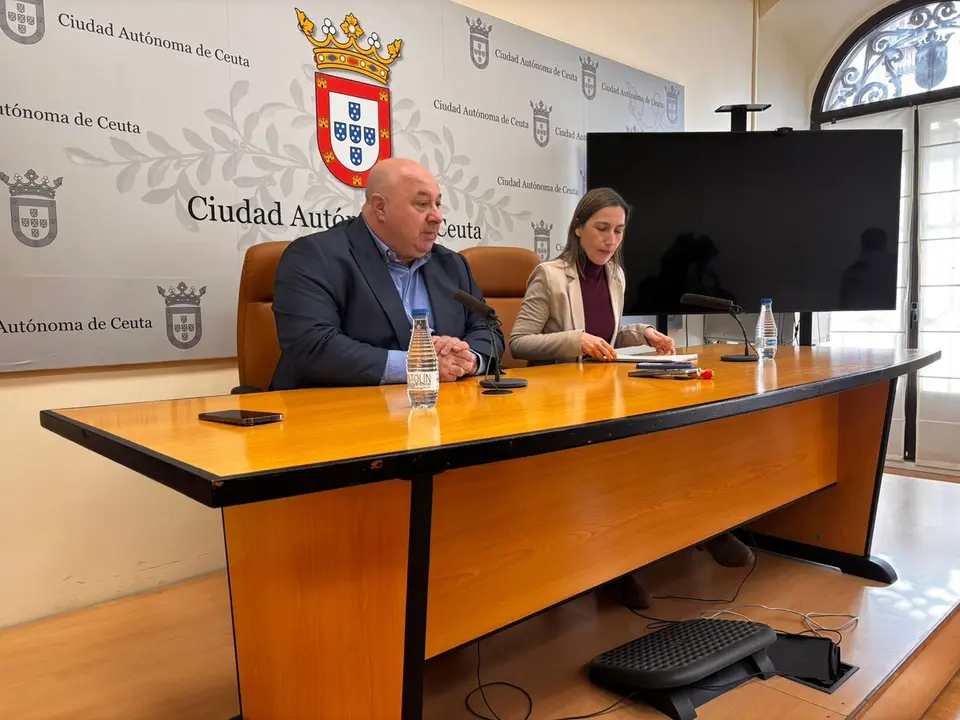Nicola Cecchi y Ana Mu&ntilde;oz durante la rueda de prensa de este martes