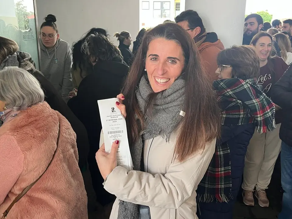 Miriam ha sido la primera en comprar su entrada para el COAC 2025