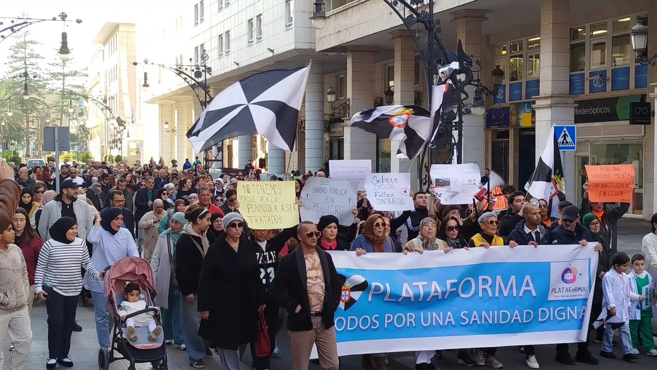Manifestaci&oacute;n por una "Sanidad Digna" / S.I&ntilde;esta
