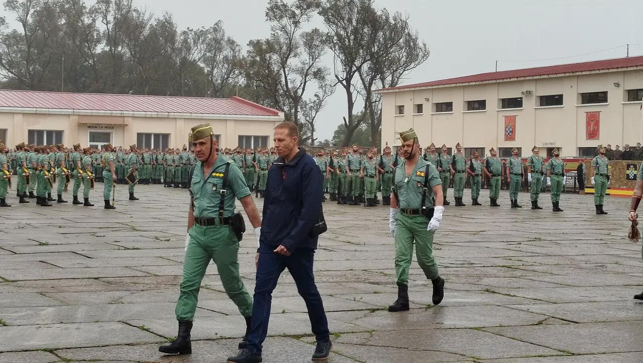Visita ministra Robles despedida comandante general Llago