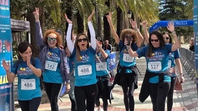 La Casa Regional de Ceuta en Melilla se suma a la Carrera de la Mujer / Foto: Merche Melilla