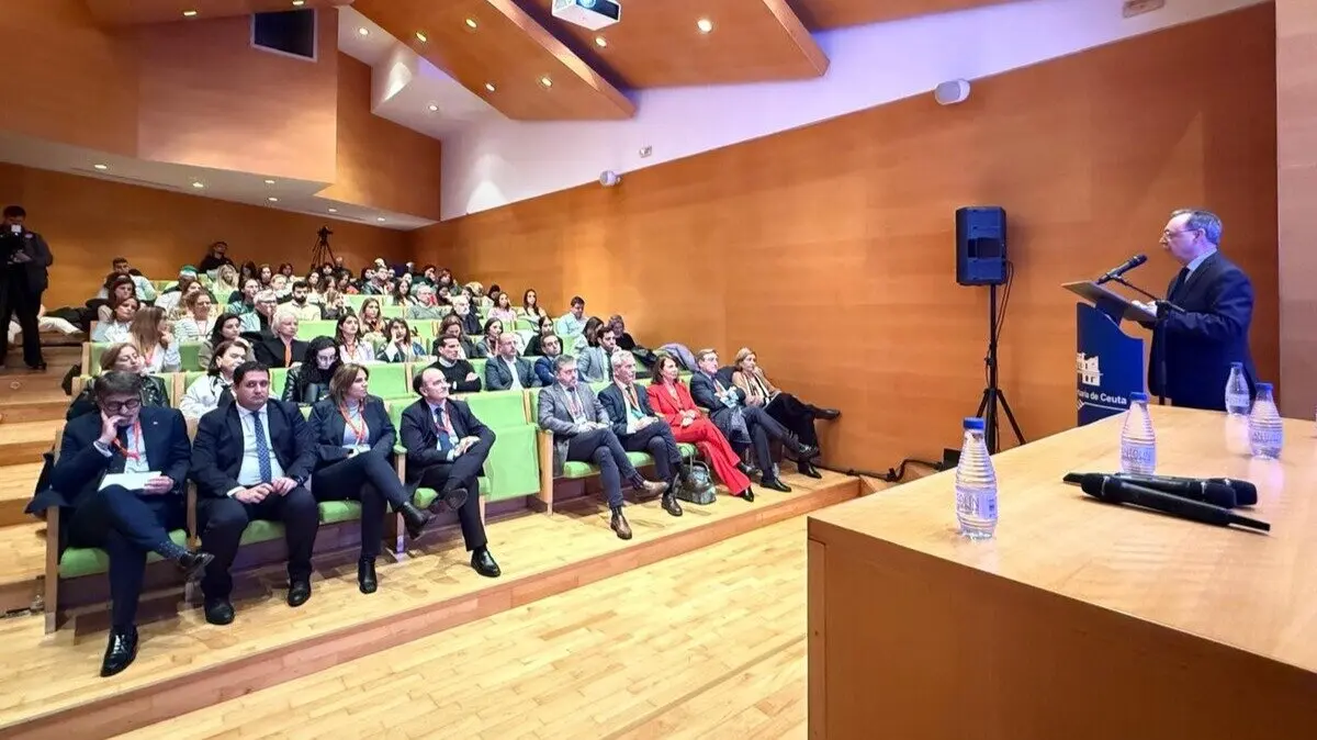 Vivas durante la clausura de Hablando en Femenino