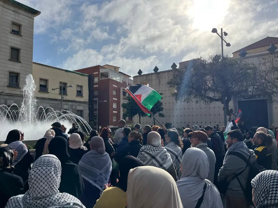 Ceuta Ya! concentraci&oacute;n Palestina