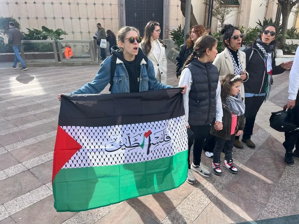 Ceuta Ya! concentraci&oacute;n Palestina