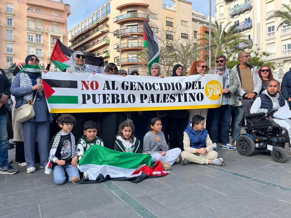Ceuta Ya! concentraci&oacute;n Palestina