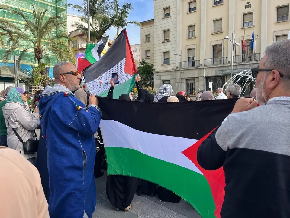 Ceuta Ya! concentraci&oacute;n Palestina