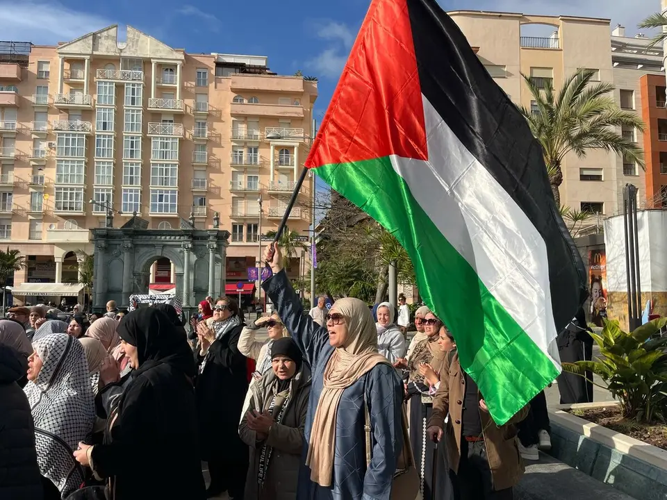 Ceuta Ya! concentraci&oacute;n Palestina
