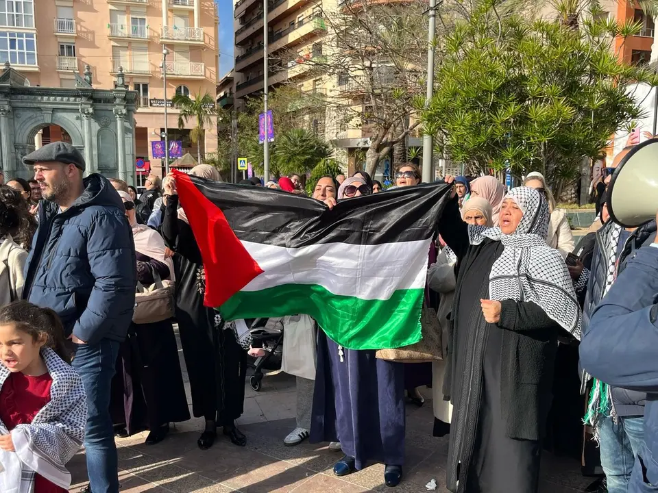 Ceuta Ya! concentraci&oacute;n Palestina
