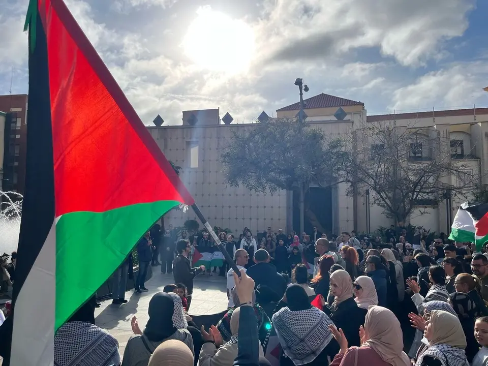 Ceuta Ya! concentraci&oacute;n Palestina