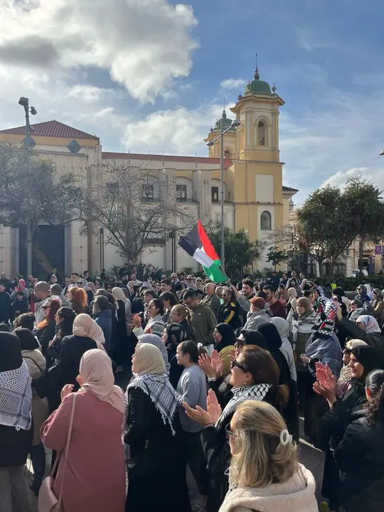 Ceuta Ya! concentraci&oacute;n Palestina