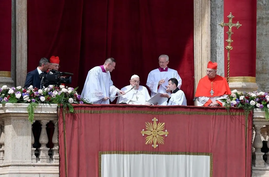 El Papa en su &uacute;ltima aparici&oacute;n oficial, en la bendici&oacute;n 'Urbi et Orbi' en el Domingo de Pascua / Vatican News