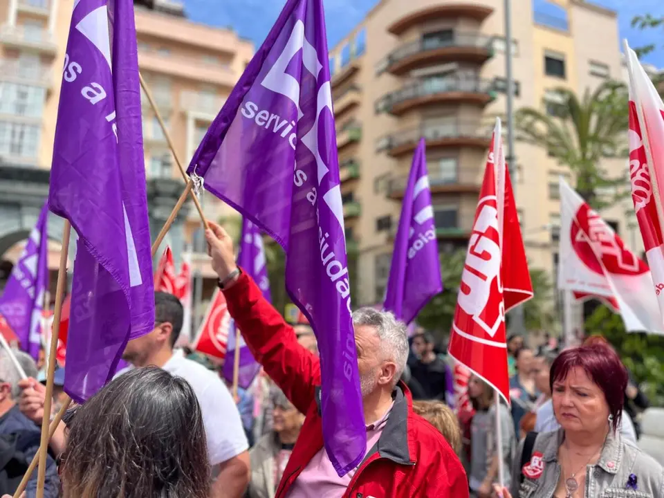 Manifestaci&oacute;n 1 de mayo./ J.A. Gonz&aacute;lez