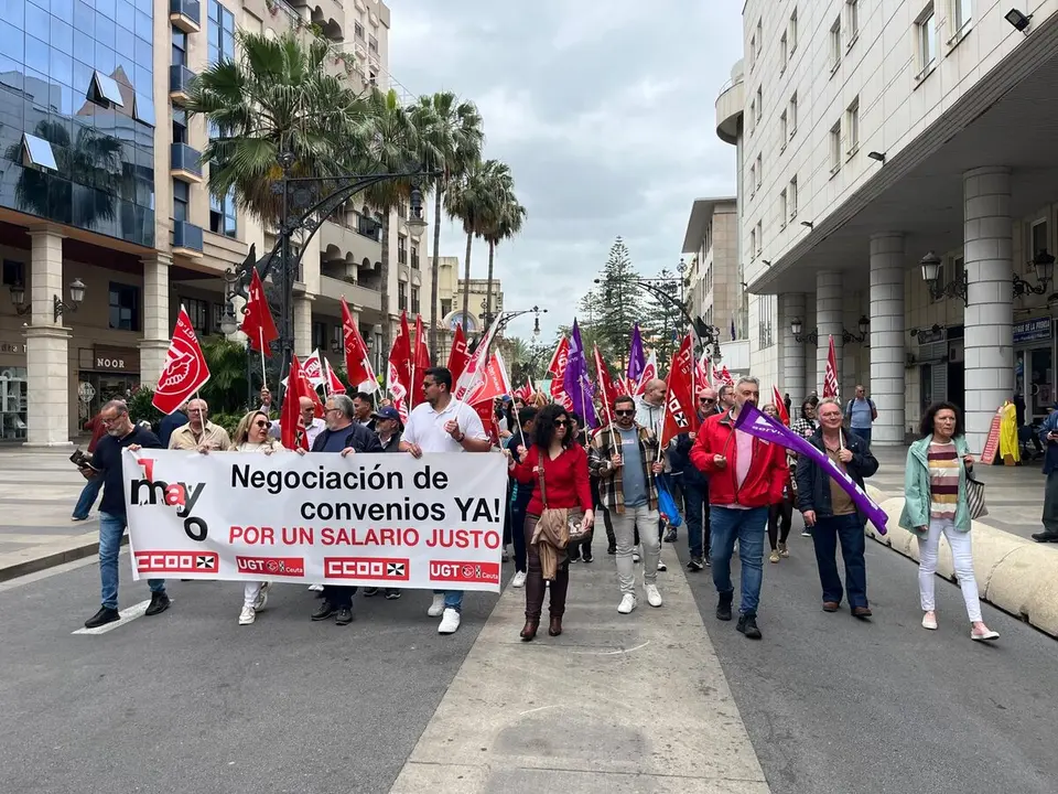 Manifestaci&oacute;n 1 de mayo./ J.A. Gonz&aacute;lez