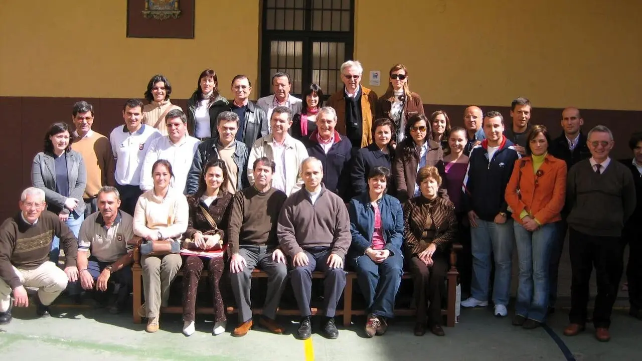 Robert Prevost, el Papa Le&oacute;n XIV, durante su visita a Ceuta en 2007 / Colegio San Agust&iacute;n