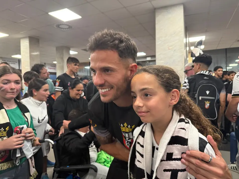 Llegada de los jugadores del Ceuta