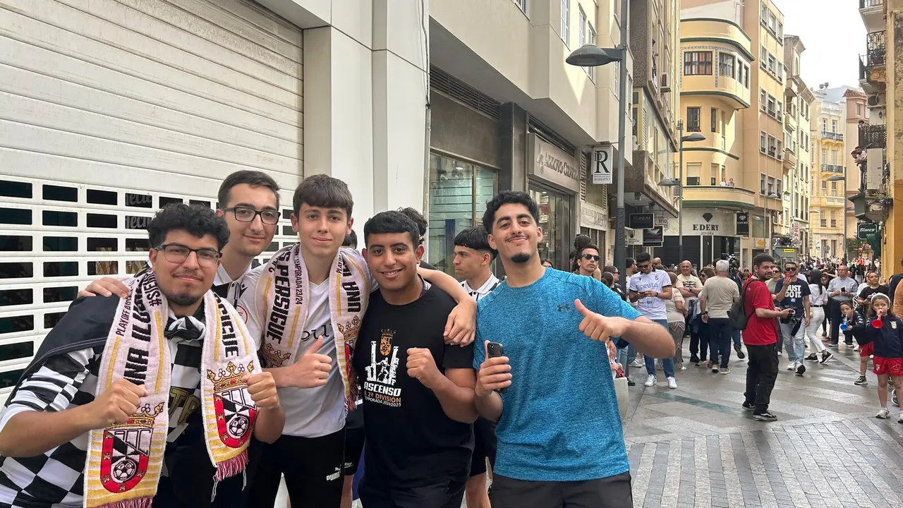 La rua del ascenso de la AD Ceuta