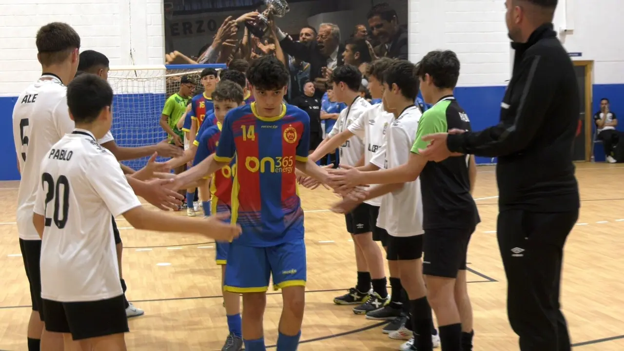 f&uacute;tbol sala infantil