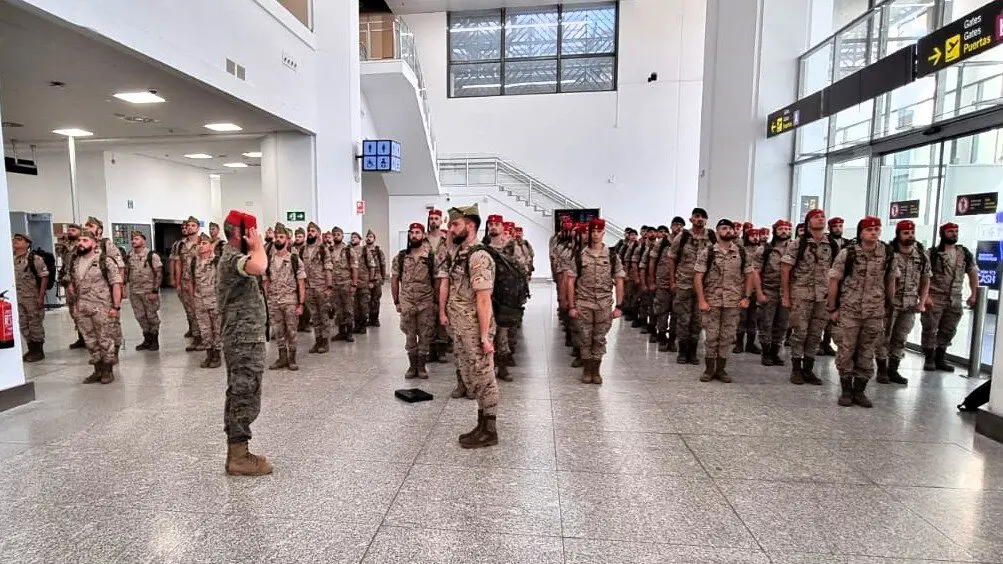 El contingente Alfa India parti&oacute; hacia Irak / COMGECEU