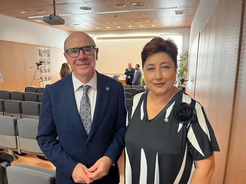 Pedro Mercado y Mar&iacute;a Jos&eacute; Aznar./ J.A. Gonz&aacute;lez