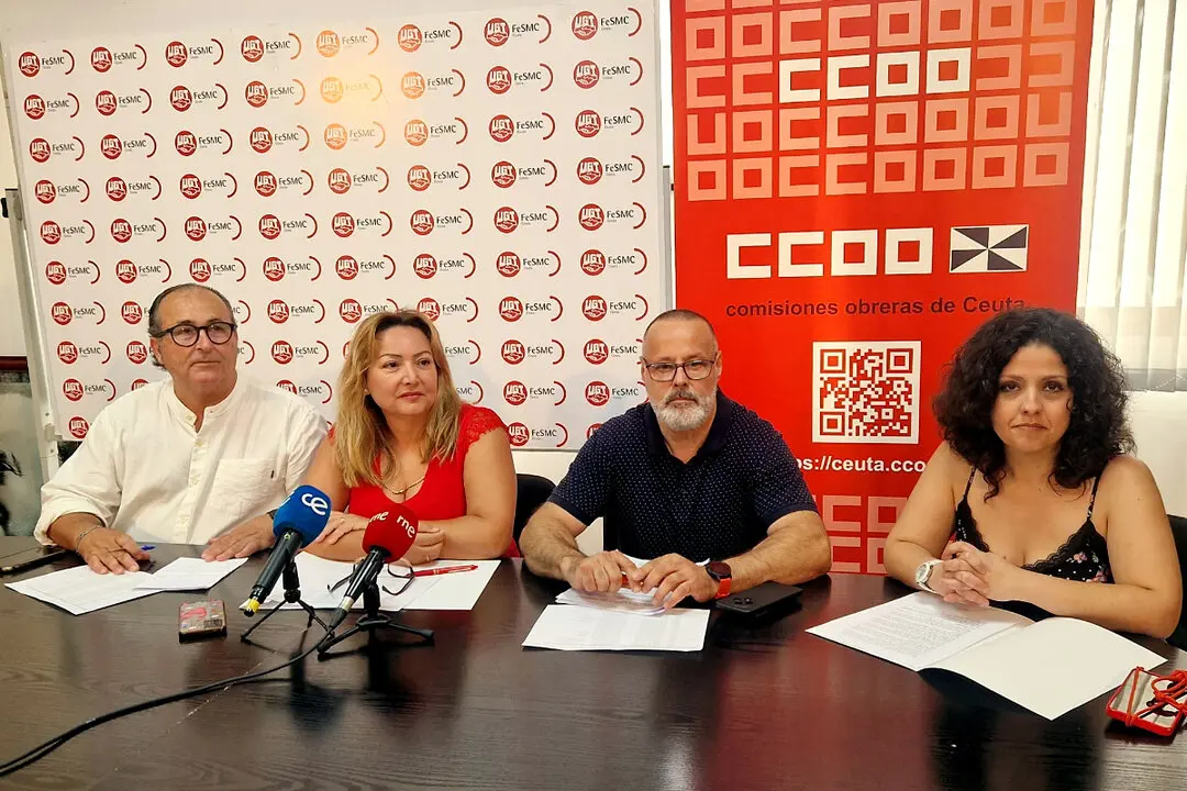  Los sindicatos UGT y CCOO / Laura Ortiz 
