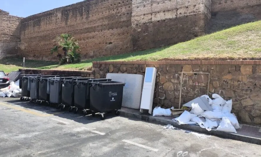 "Escombrera" en Villa Jovita./ Cedida