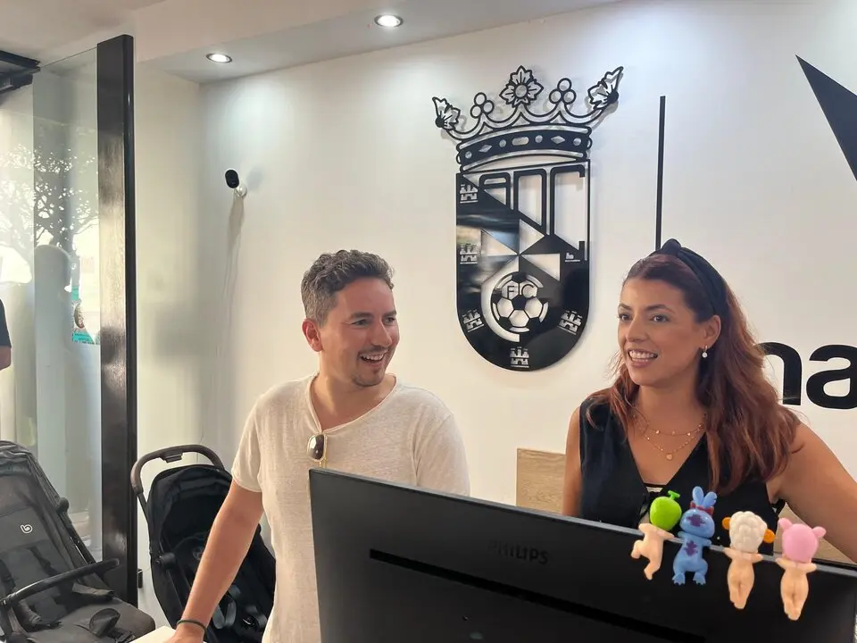 Visita de Jorge Lorenzo a la AD Ceuta