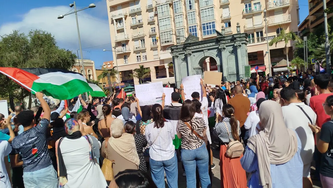 Concentraci&oacute;n estudiantil en apoyo a la flotilla y a Gaza