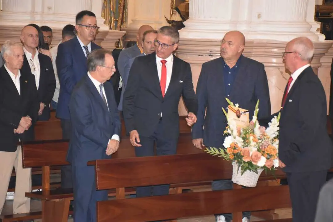 Inicio temporada RFFCE Ofrenda y rezo