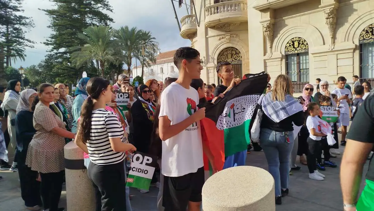 Manifestaci&oacute;n estudiantil por Palestina / S.I