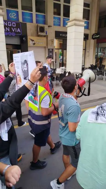 Manifestaci&oacute;n estudiantil por Palestina / S.I