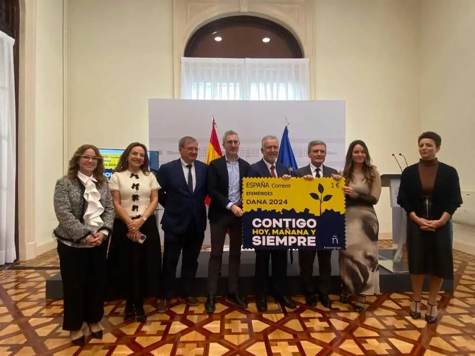 Presentaci&oacute;n del sello dedicado a la DANA 2024_2