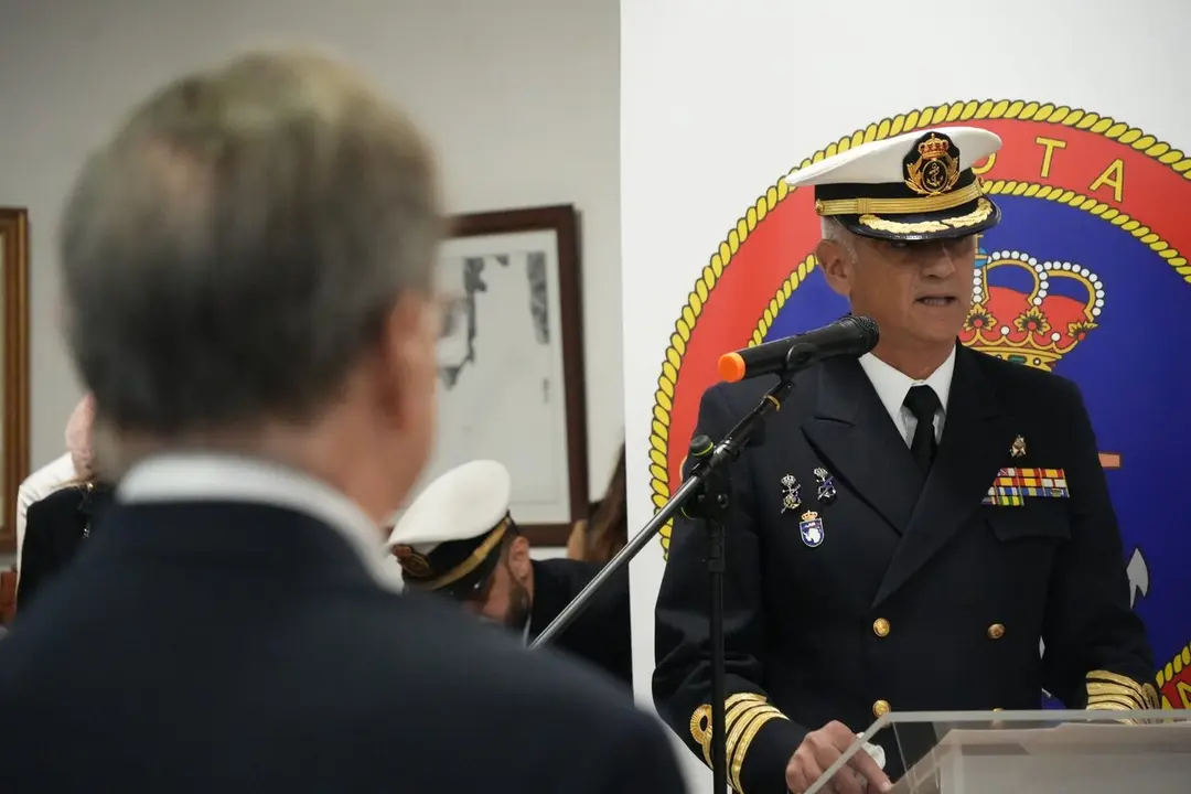Despedida al comandante Mill&aacute;n Leira en el relevo de mando de la Comandancia Naval de Ceuta
