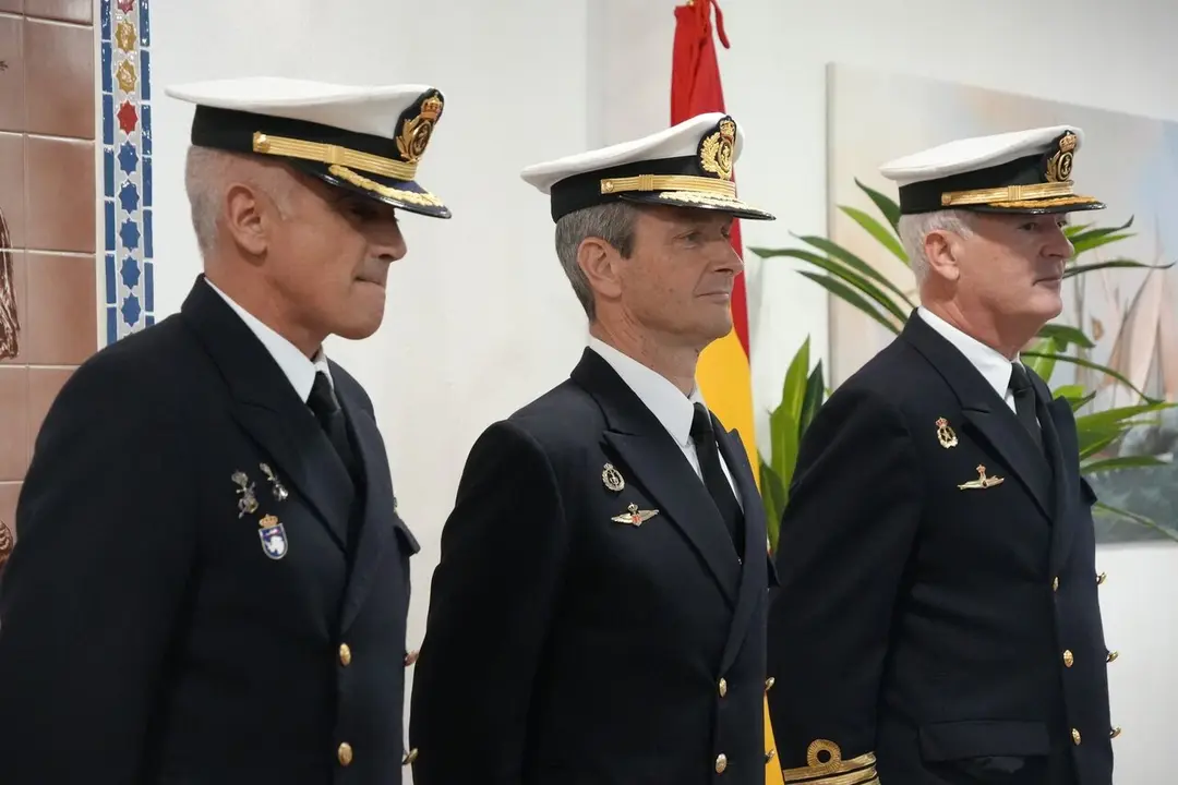 Despedida al comandante Mill&aacute;n Leira en el relevo de mando de la Comandancia Naval de Ceuta