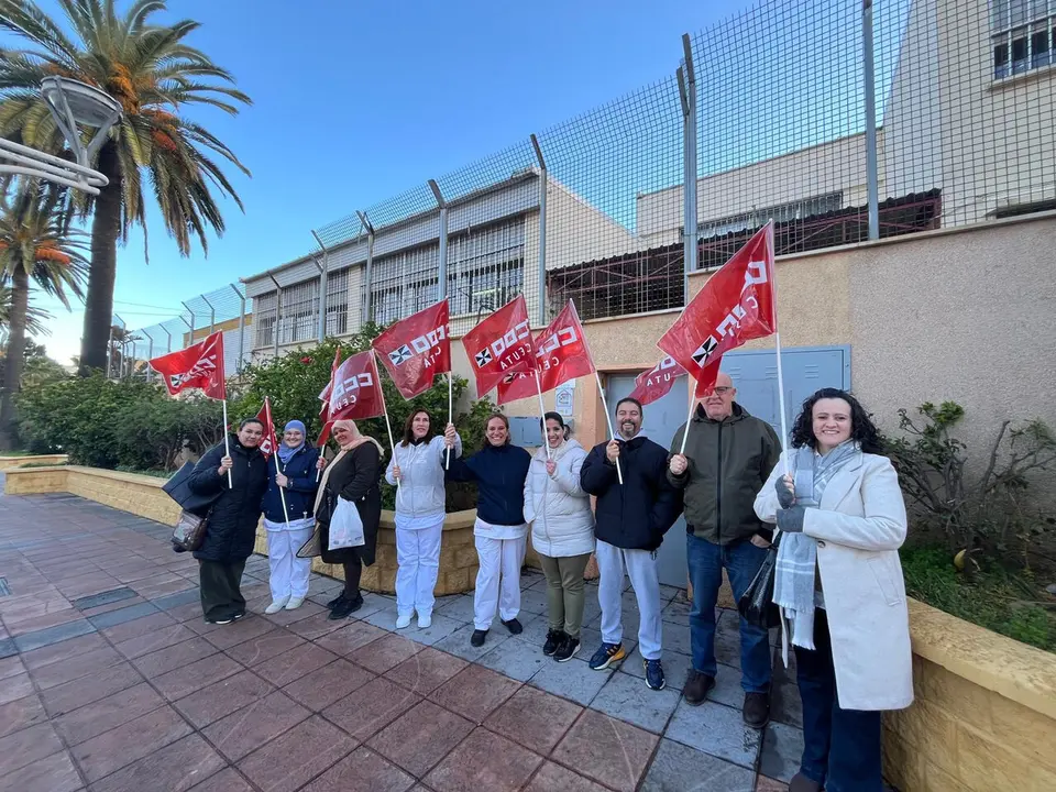Concentraciones sector de limpieza en Ceuta / Cedida