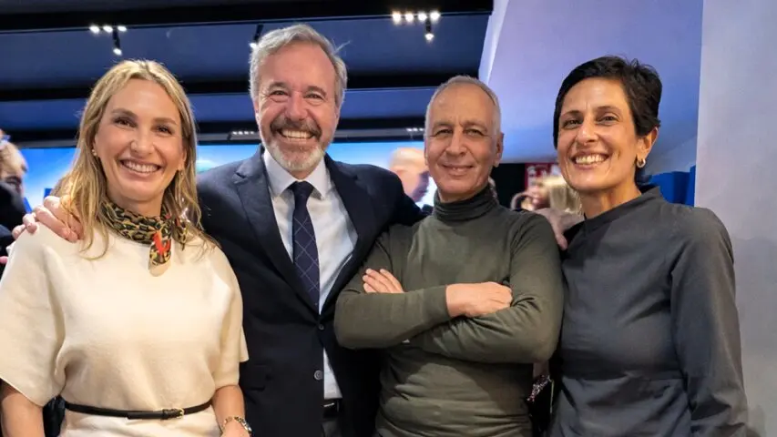Cristina D&iacute;az, Abdelhakim Abdeselam y Kissy Chandiramani