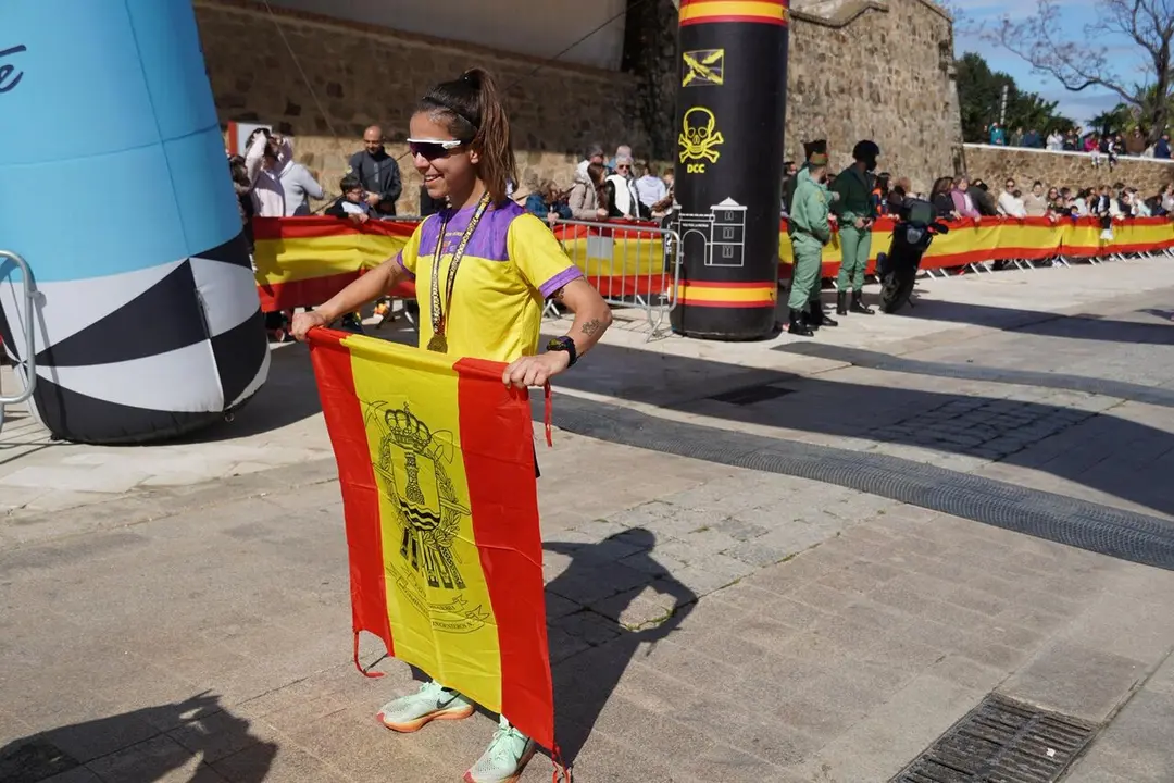 Llegada de los 20 kil&oacute;metros de la Cuna de la Legi&oacute;n
