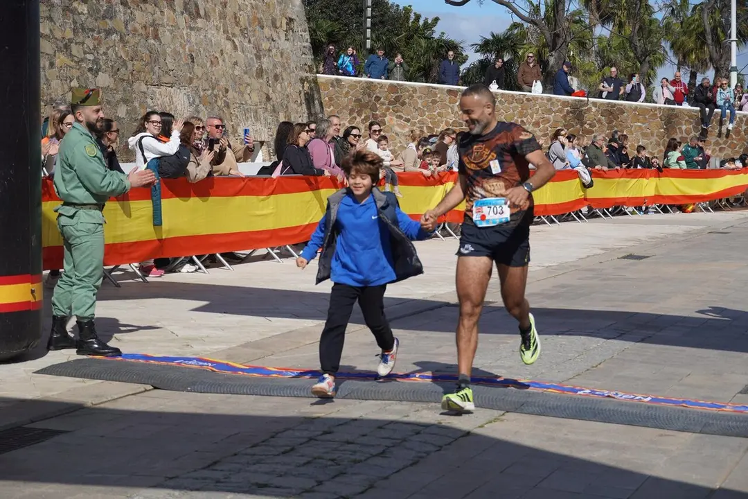 Llegada de los 20 kil&oacute;metros de la Cuna de la Legi&oacute;n