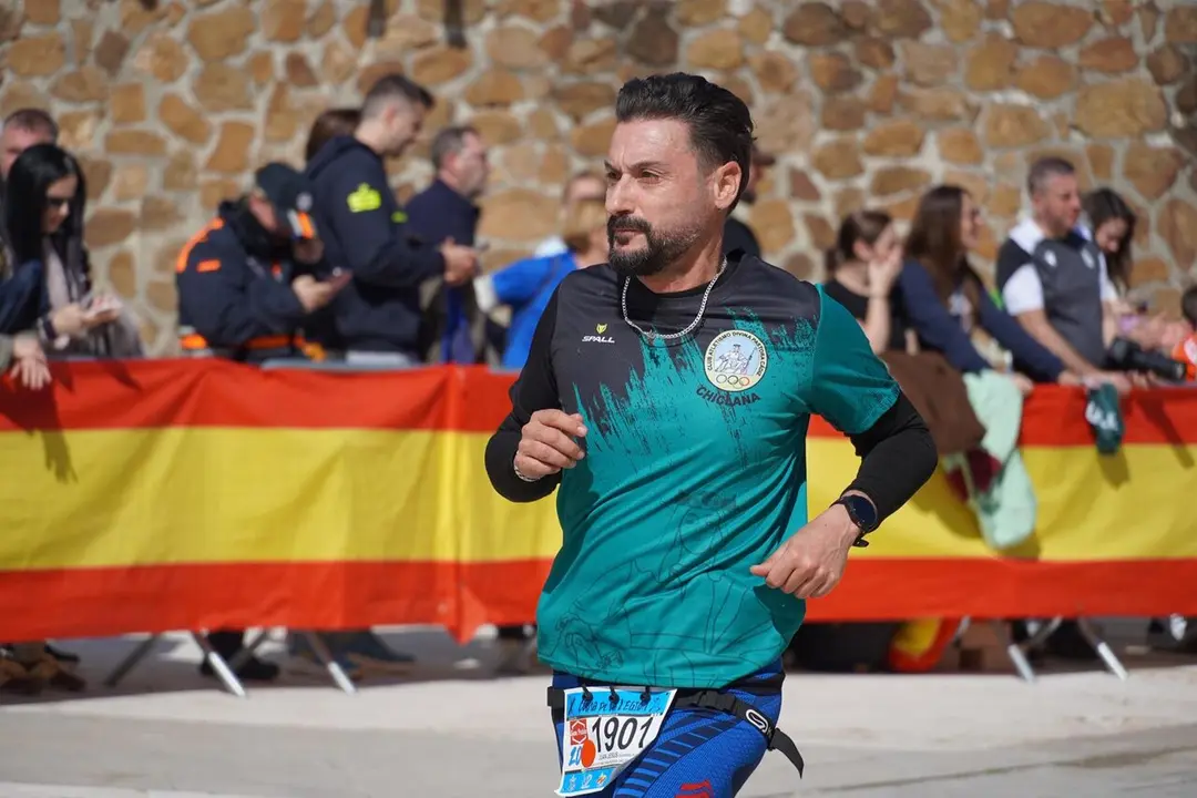 Llegada de los 20 kil&oacute;metros de la Cuna de la Legi&oacute;n