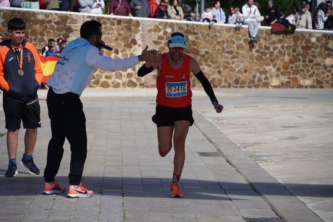 Llegada de los 20 kil&oacute;metros de la Cuna de la Legi&oacute;n