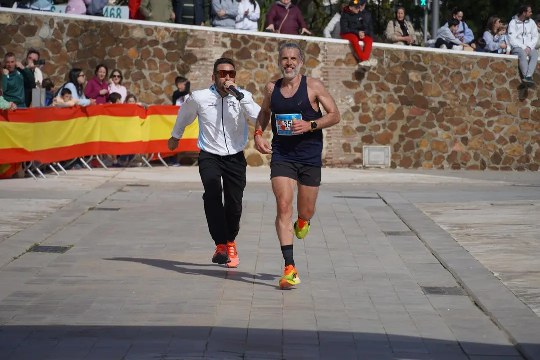 Llegada de los 20 kil&oacute;metros de la Cuna de la Legi&oacute;n