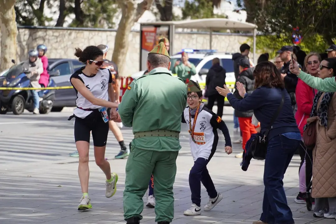 Llegada de los 20 kil&oacute;metros de la Cuna de la Legi&oacute;n