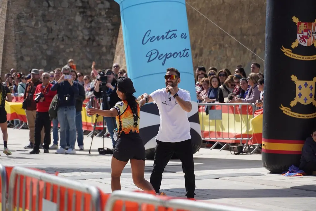 Llegada de los 20 kil&oacute;metros de la Cuna de la Legi&oacute;n