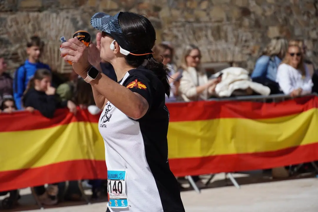 Llegada de los 20 kil&oacute;metros de la Cuna de la Legi&oacute;n