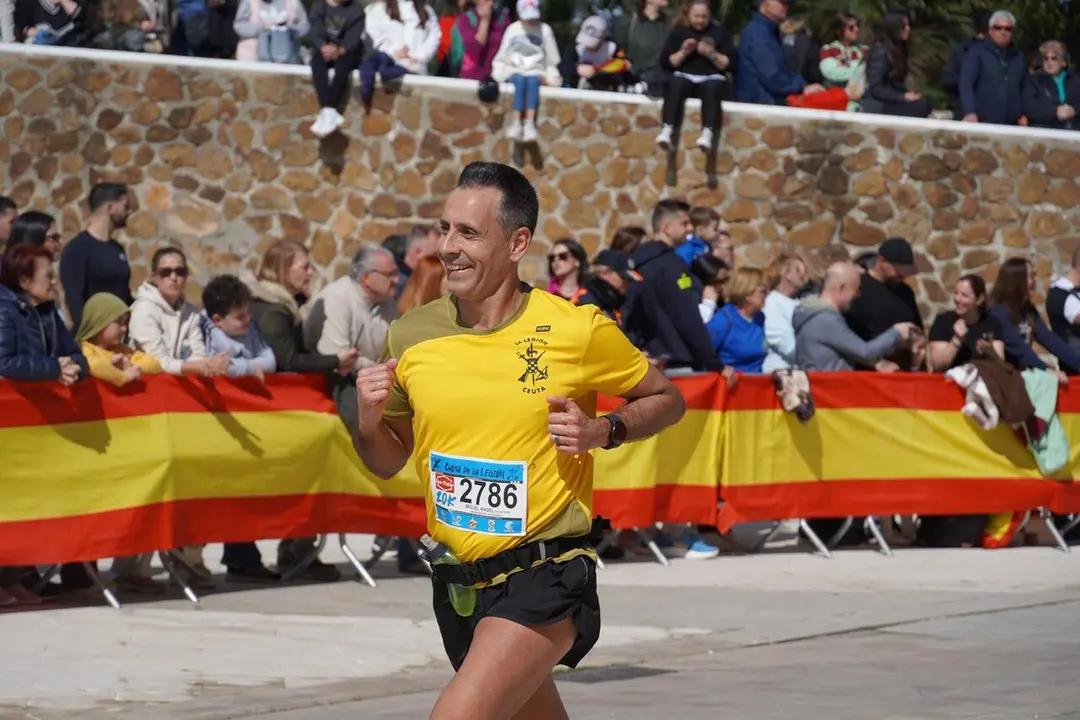 Llegada de los 20 kil&oacute;metros de la Cuna de la Legi&oacute;n