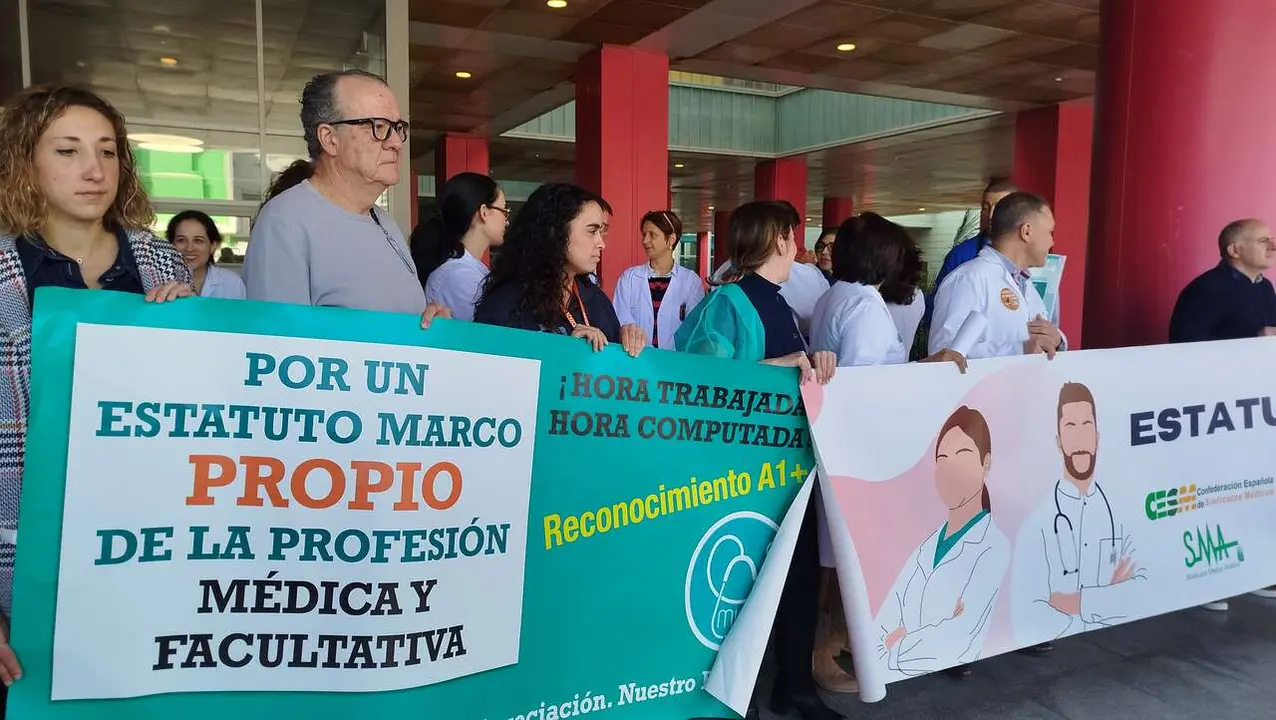 Huelga de m&eacute;dicos