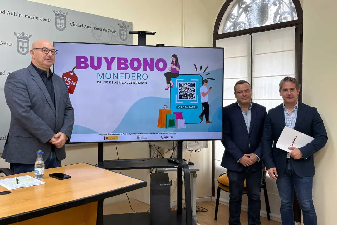  La Ciudad Aut&oacute;noma de Ceuta, junto a la C&aacute;mara de Comercio y la Delegaci&oacute;n del Gobierno,&nbsp;ha presentado una nueva edici&oacute;n de la campa&ntilde;a de impulso al comercio local &lsquo;Buybono&nbsp;Comercial&rsquo; / Alma Palomino 