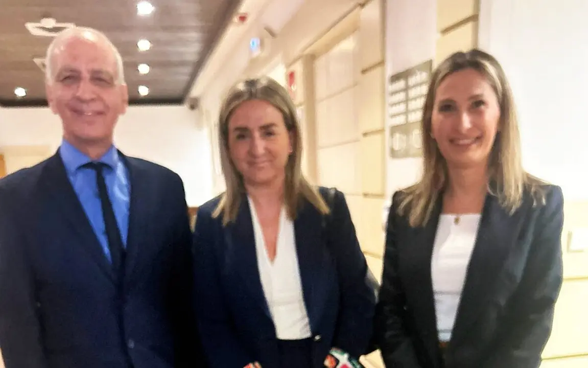 Abdelhakim Abdeselam y Cristina D&iacute;az / Cedida
