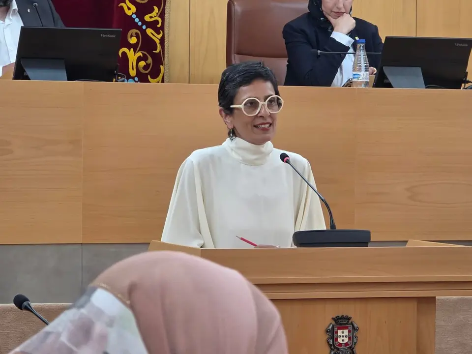 Kissy Chandiramani, durante el debate del estado de la ciudad / L. O.