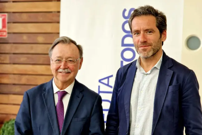  Juan Vivas y Borja S&eacute;mper tras su comparecencia de este lunes / Laura Ortiz 