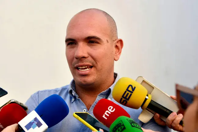 Eduardo Ayala durante su comparecencia de este lunes / Alejandro Castillo 